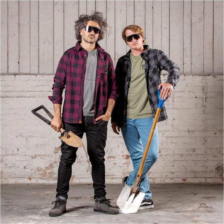 Produktbild iXS Carve Digger Shirt langärmlig - Grau/Schwarz (3XL)