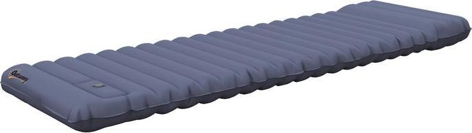 Produktbild Swisshandel24 Luftmatratze, Campingmatte, wasserabweisend, reissfest, mit Fusspumpe, Nylon, 200Lx60Bx10Hcm, Blau
