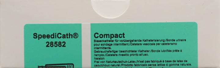 Actual product image Coloplast Compact 1x Catheter CH12 7cm Woman Nelaton, 30 pcs.