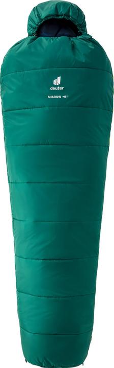 Deuter Shadow +8° Mumienschlafsack (Farbe: 2322 alpinegreen/navy, RV links) (180 cm)