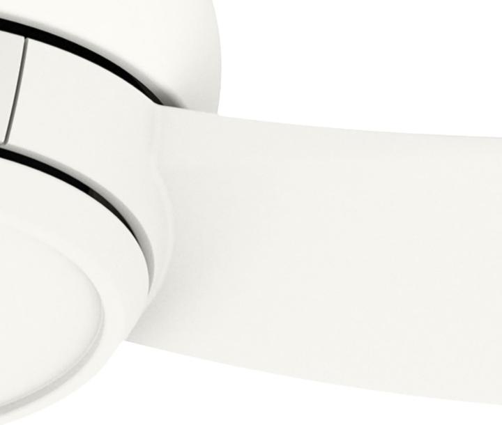 Actual product image Hunter Fans DC Deckenventilator Kaleidoscope Weiss mit Fernbedienung (44 dB)