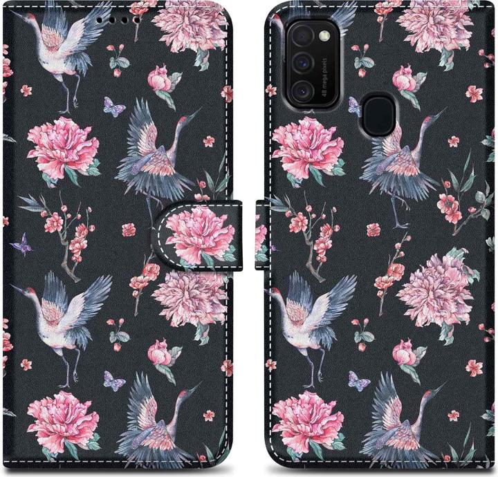 Actual product image Cadorabo Book case with print for Samsung Galaxy M21 / M30s (Samsung Galaxy M21, Samsung Galaxy M30s)