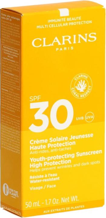 Actual product image Clarins Suncare Face Cream SPF 30 (Sun cream face, SPF 30, 50 ml, 73 g)