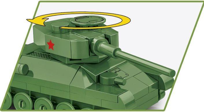 Actual product image Cobi 3092 - 110 PCS HC WWII /3092/ T-34/85