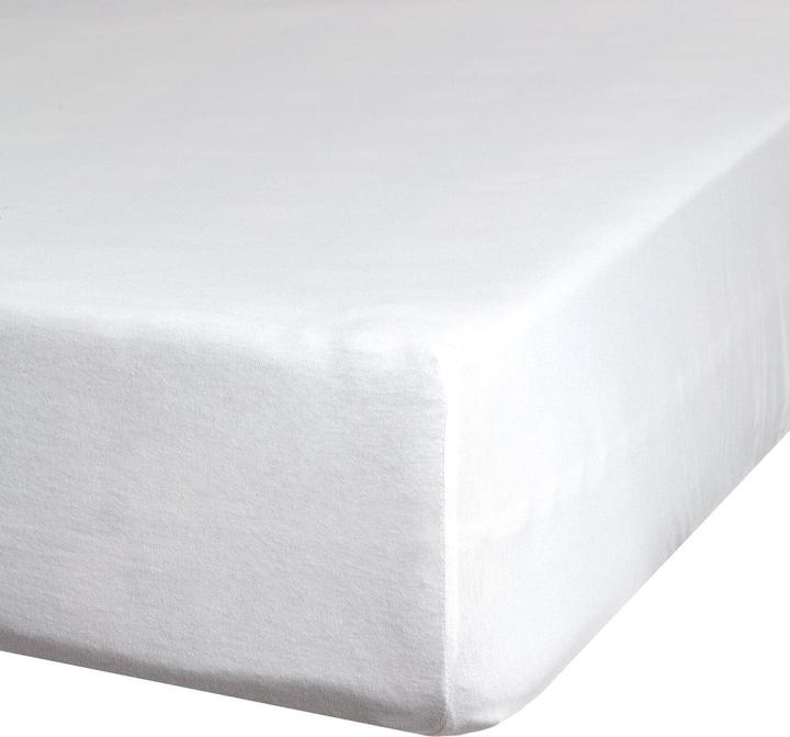 Eurofirany Lenzuolo in jersey con fascia elastica 160x200 cm in cotone crema 190 g/m2 Eurofirana Premium (160 x 200 cm)