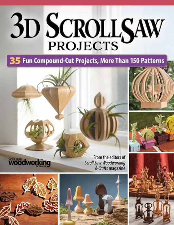 Image du produit 3d Scroll Saw Projects (Anglais, Diana L. Thompson, Al Baggetta, Sue Mey, Fred & Julie Byrne, David Van Ess, 2025)