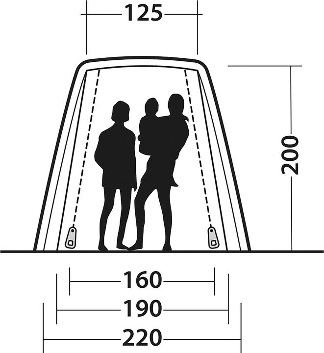 Actual product image Outwell Sandcrest S (Awning, 4.80 kg)