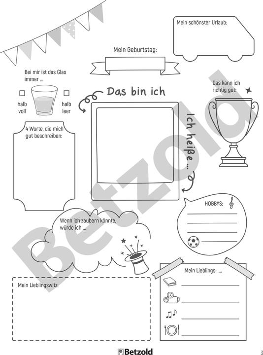 Actual product image Betzold Learning diary