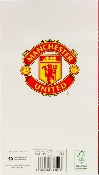 Actual product image Manchester United FC Dad Birthday Card (1 pcs.)