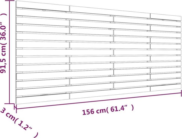 Produktbild VidaXL Oksiutka (156 x 3 x 91.5 cm)