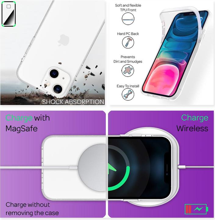 Produktbild Nalia 360 Grad Handyhülle (Apple iPhone 13 mini)
