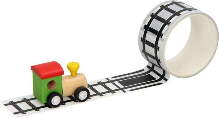 Wooden train with road belt, 8mtr