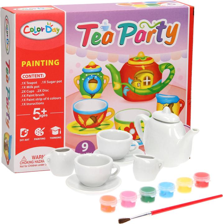 Color Day Teeservice Farben