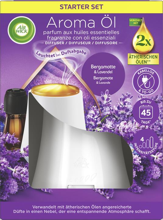 Immagine prodotto Air Wick Set iniziale di diffusori di oli aromatici bergamotto e lavanda