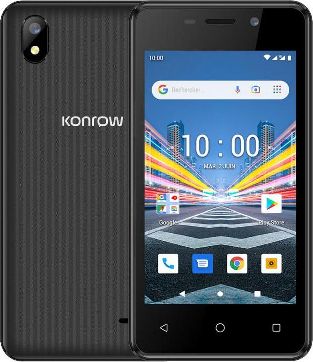 Actual product image Konrow City 4 (Dual SIM - 4" screen, 8GB, 1GB RAM) Black