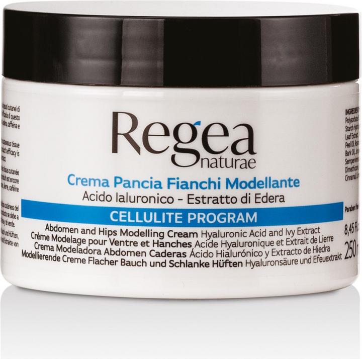XanitaliaPro Regea Modellierende Bauch und Hüftcreme mit Hyaluronsäure und Efeuextrakt (Körpercreme, 250 ml)