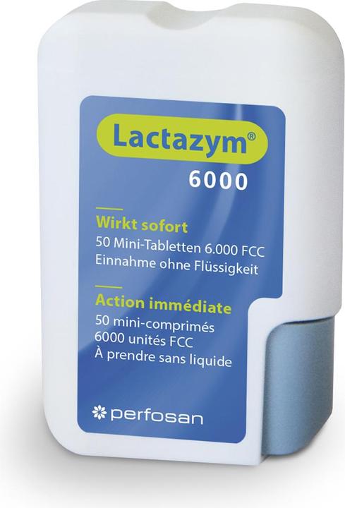 Actual product image Lactazym 6000 Mini (50 Piece, Pills, 30 g)