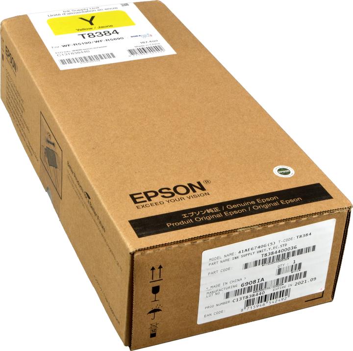 Actual product image Epson T8384 (Y)