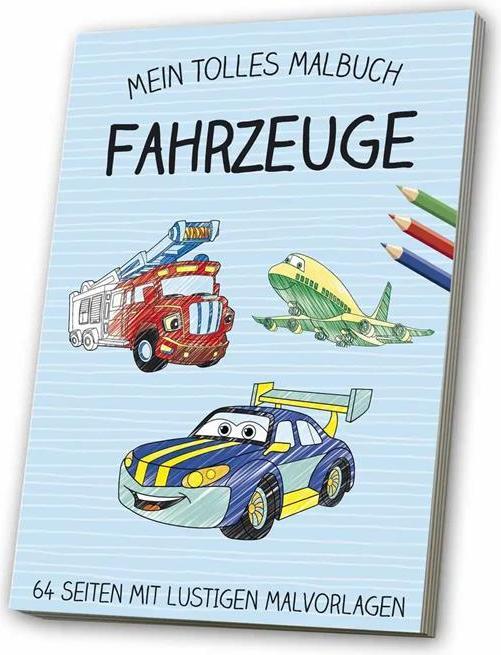 Image du produit Magni Livre de coloriage Véhicules & Pompiers, Police