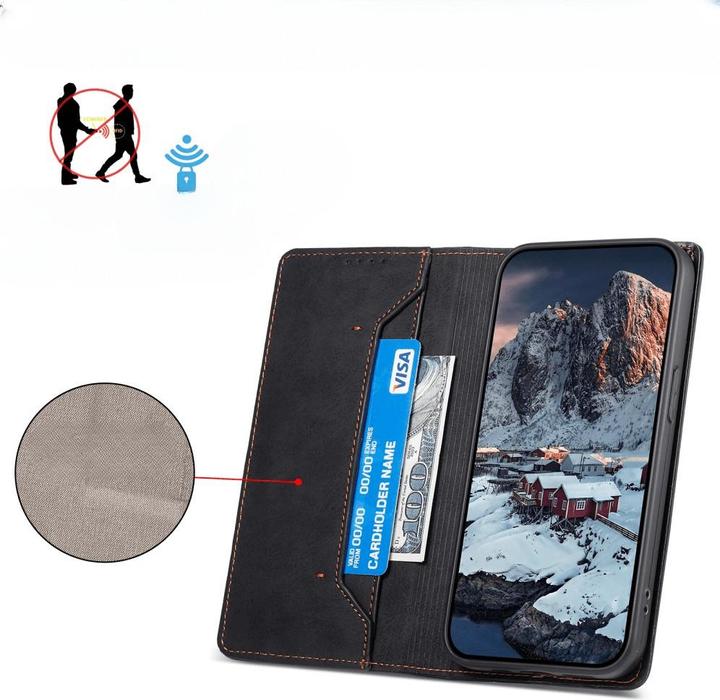 Image du produit Cover-Discount Pochette avec bloqueur RFID noir (Samsung Galaxy S24+)