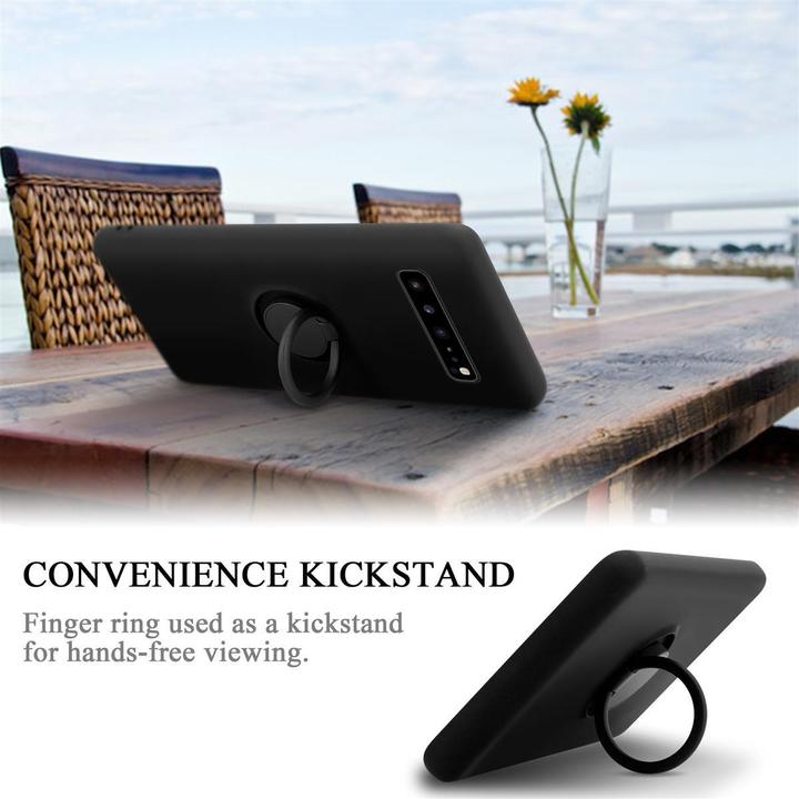 Actual product image Cadorabo TPU Liquid Ring Silicone Case Cover (Samsung Galaxy S10 5G)