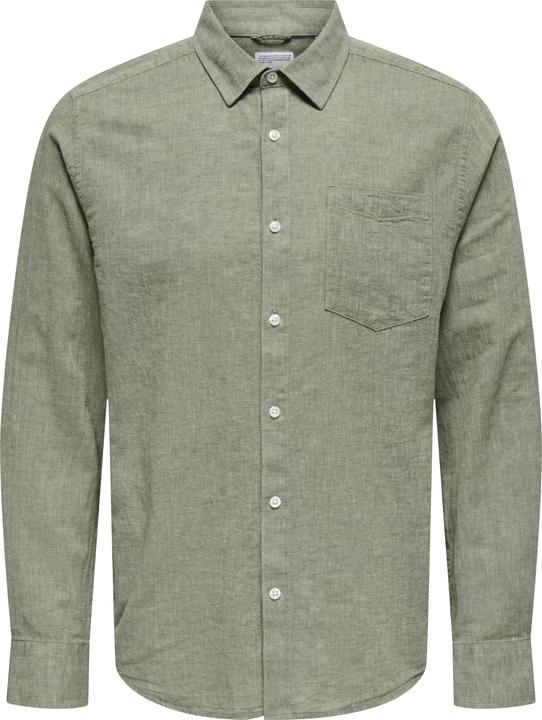 Only & Sons Onscaiden Life Reg Ls 1 Pkt Shirt Noos