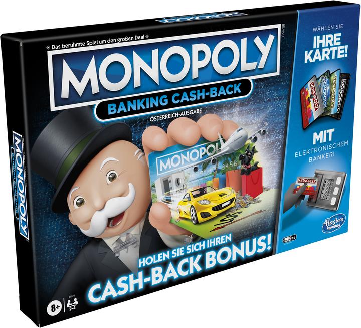 Produktbild Hasbro Gaming Monopoly Banking Cash-Back (Deutsch)