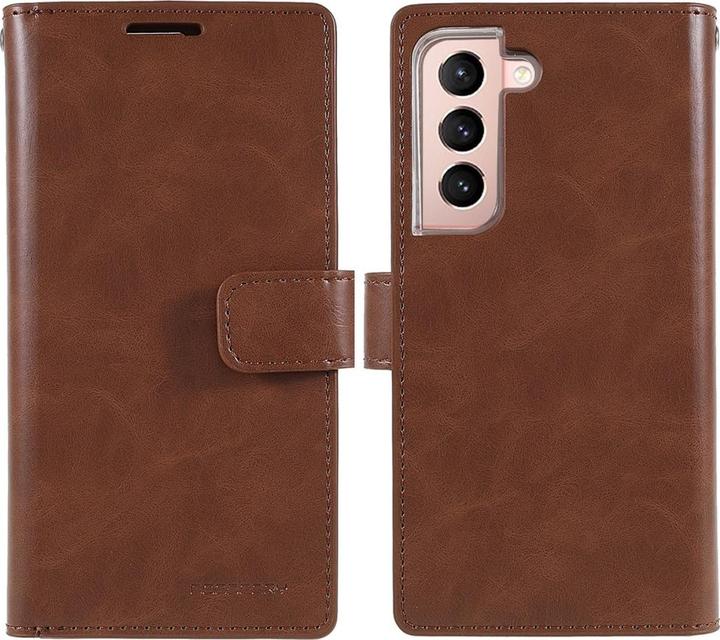 Produktbild Galaxy S22 - Mansoor Wallet Etui Hülle braun