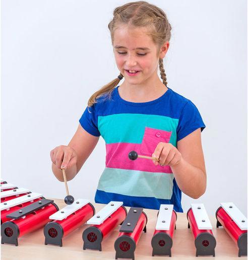 Produktbild Betzold Musik 13 Round-Sound Tubes (Metallophon)