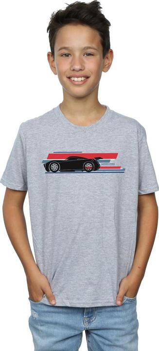 Image du produit Disney - T-shirt CARS JACKSON STORM STRIPES - Garçon (152, 158)