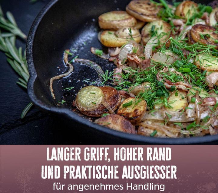 Produktbild Grillfürst Gusseisenpfanne mit Stielgriff Ø 20 cm