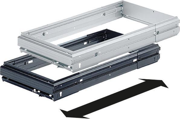 Immagine prodotto Hettich Telaio per cartelle sospese Systema Top 2000 368-540 / 600 mm finitura alluminio (1 pz.)