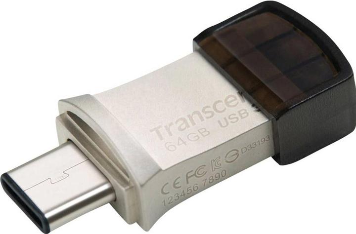 Actual product image Transcend Jetflash 890 (64 GB, USB-A, USB-C)