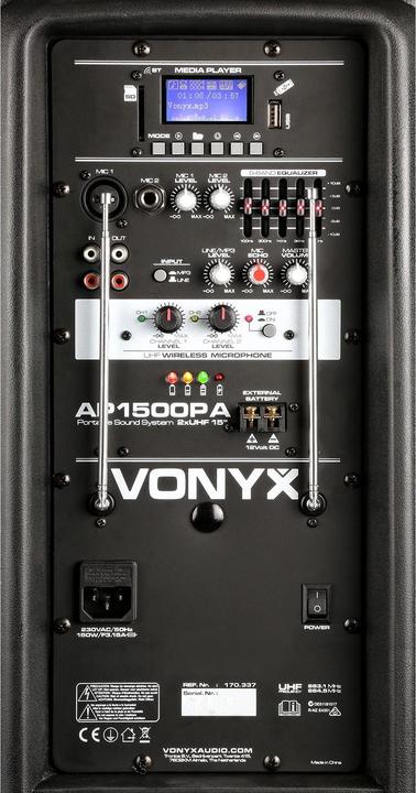 Immagine prodotto Vonyx AP1500PA (Attivo, 1x 800 W)