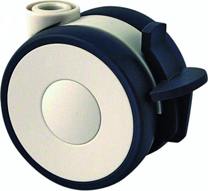 Produktbild Tente Doppellenkrollen Linea 65 mit Radanbindung und Feststeller