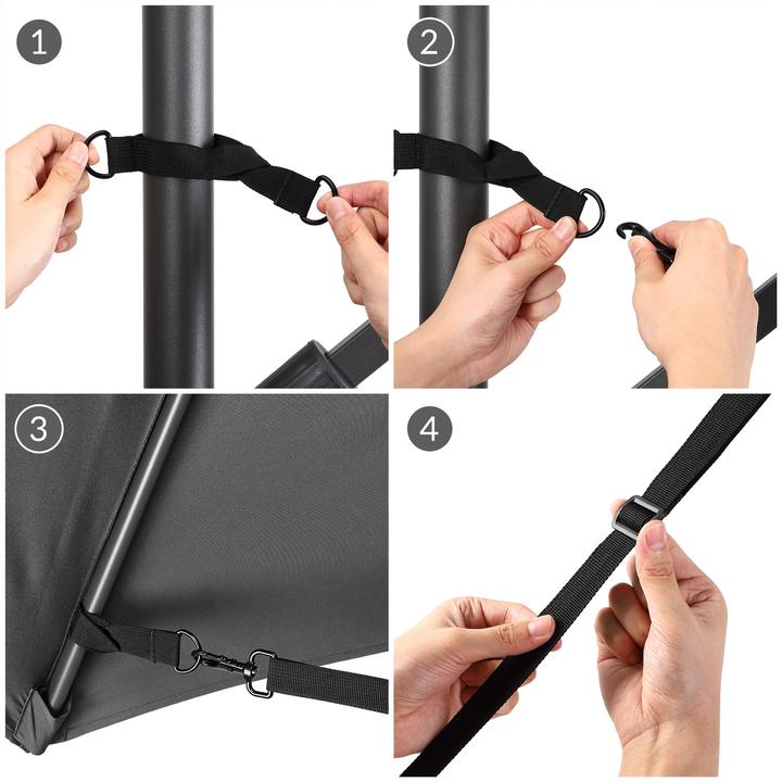 Immagine prodotto Kingsleeve Cinghie di sicurezza per vento per ombrellone (0.03 m)