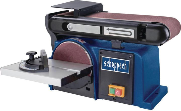Scheppach Band- und Tellerschleifer BTS800 (Doppelschleifer, Bandschleifer, 370 W)