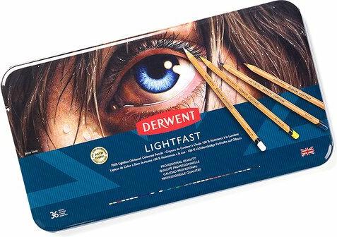 Image du produit Derwent Crayons de couleur Lightfast, 4 mm, multicolore, 36 pièces (Multicolore, 36 x)