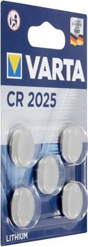 Actual product image Varta Electronics CR2025 (5 pcs., CR2025, 165 mAh)