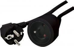 Produktbild Velleman VERLÄNGERUNGSKABEL - 5 m - SCHWARZ - 3G1.5 - STECKER-TYP E (FRANZÖSISCHES SYSTEM) (5 m, CEE 7/5)