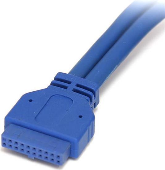 Immagine prodotto StarTech Cavo pinheader USB 3.0 a 2 porte - da USB A a cavo header per scheda madre - Bu/Bu (USB-A, 2 Porti)