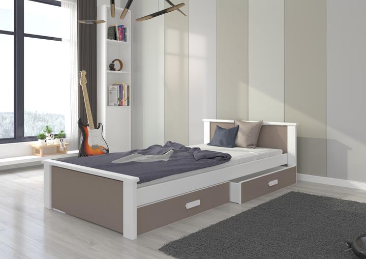 Actual product image ADRK Furniture Bed with mattress ALDEX 200x90 (200cm x 90cm)