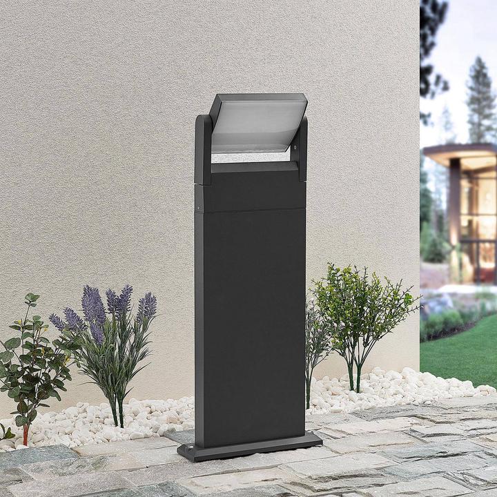 Produktbild Lindby Cathalena LED Garten Leuchte Dark Grey (750 lm, IP54)