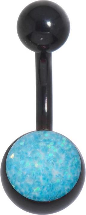 Produktbild Bijouteria Bauchpiercing (Chirurgenstahl 316L, Epoxiharz, PVD Beschichtung (schwarz))