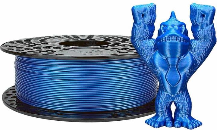 Actual product image AzureFilm Filament PET-G PEARL, 1.75mm, 1kg, blue (PETG, 1.75 mm, 1000 g, Blue)