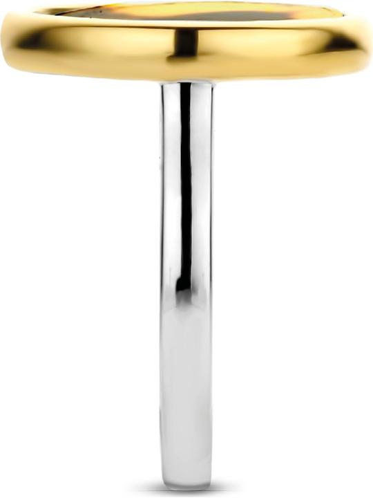 Immagine prodotto Ti Sento Milano Anello tartaruga bicolore placcato oro giallo 12208TU (56, 925 Argento)