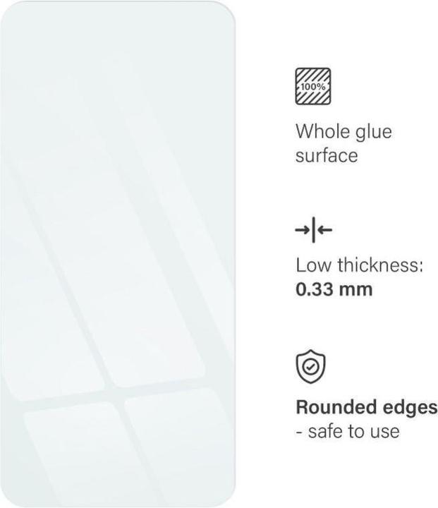 Actual product image Protective glass Blue Star Tempered Glass Blue Star - Realme 8/8 Pro (1 Piece, realme 8)