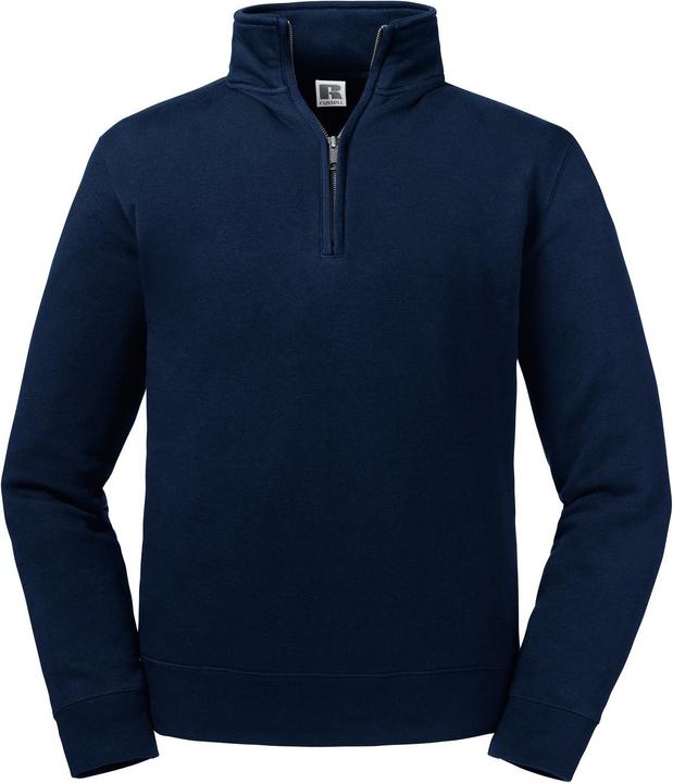 Russell Authentic Sweatshirt mit kurzem Reissverschluss