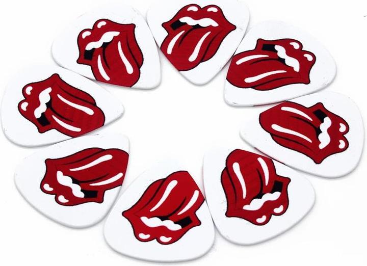 Image du produit JTI Médiators Rollingstones en pack de 10 - Accessoires Guitare (1 x, 0.71 mm)