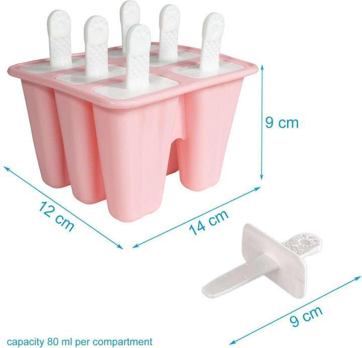 Image du produit Intirilife Moule à glace en silicone avec 6 cavités